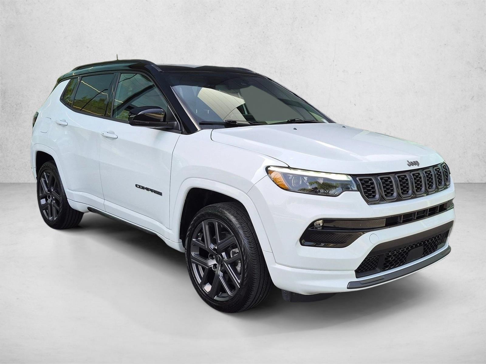 Used 2025 Bright White Clearcoat Jeep Limited image 3