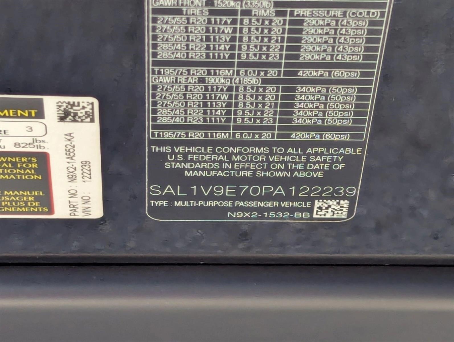 Used 2023 Santorini Black Metallic Land Rover First Edition image 26