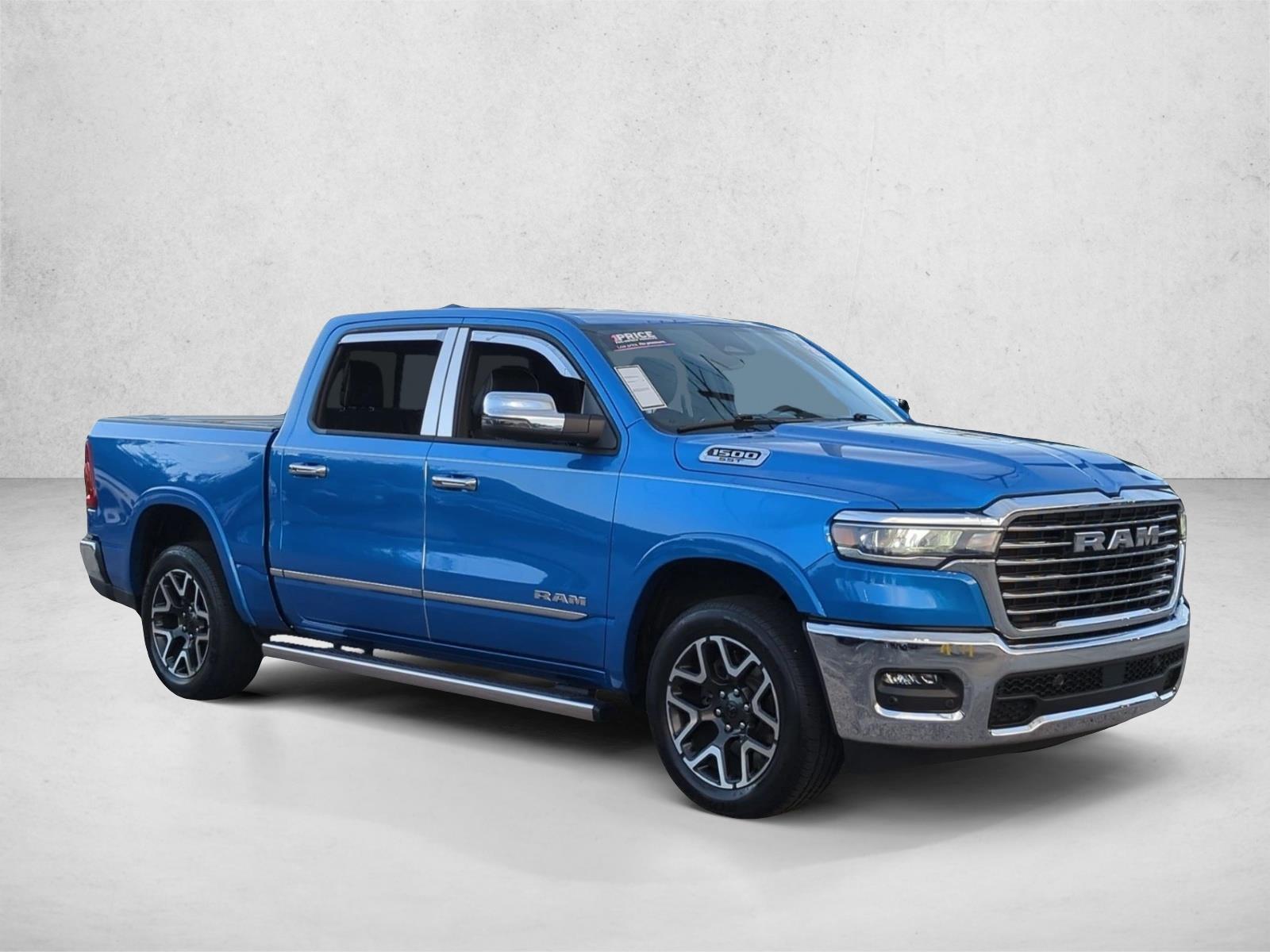 Used 2025 Hydro Blue Pearlcoat Ram Laramie image 3