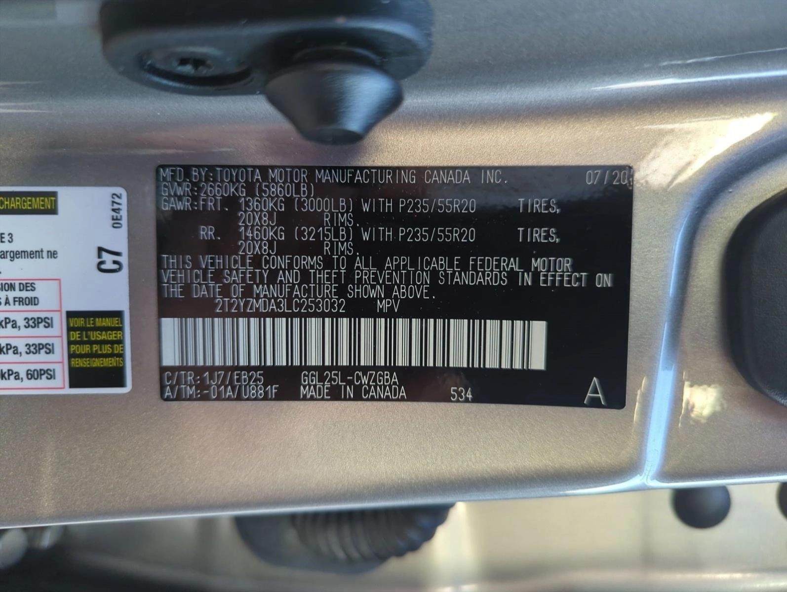 Used 2020 Atomic Silver Lexus RX 350 F SPORT Performance image 26