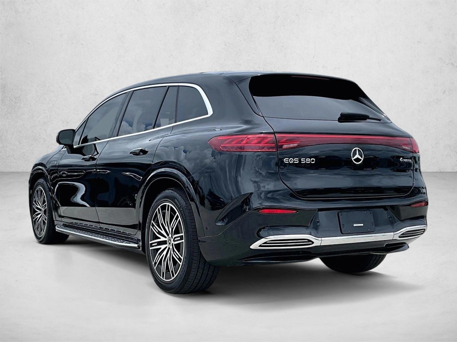 Used 2023 Obsidian Black Metallic Mercedes-Benz EQS 580 image 12