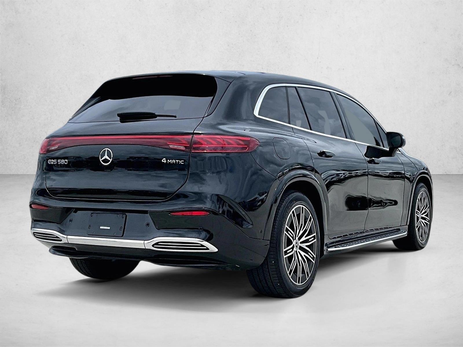 Used 2023 Obsidian Black Metallic Mercedes-Benz EQS 580 image 2