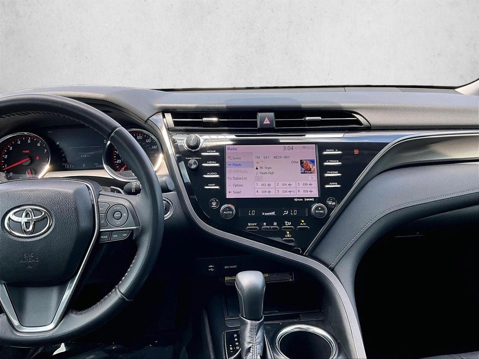 Used 2019 Midnight Black Metallic Toyota XSE image 8