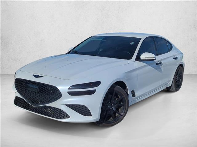 Uyuni White 2023 Genesis G70 Sedan Rear-Wheel Drive Automatic
