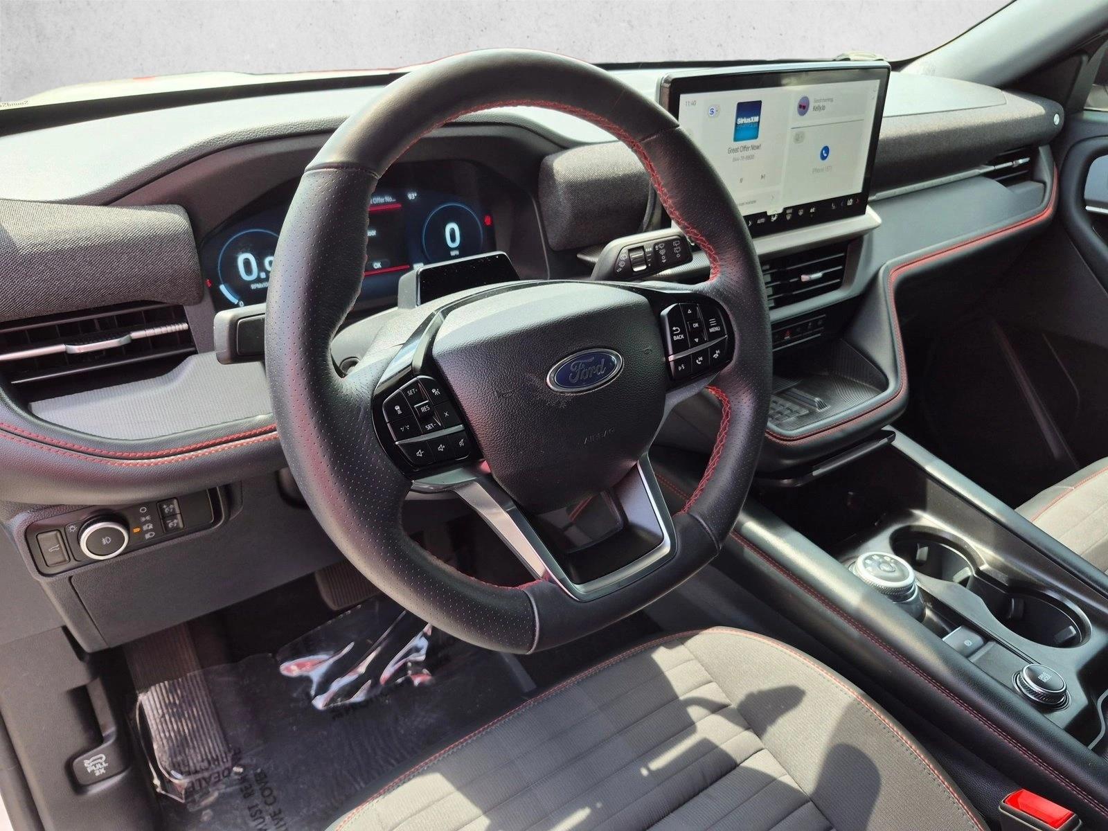 Used 2025 Star White Metallic Tri-Coat Ford ST-Line image 10