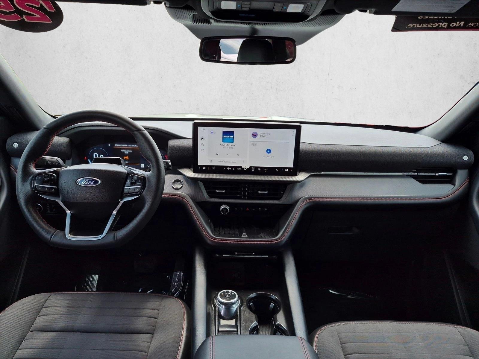 Used 2025 Star White Metallic Tri-Coat Ford ST-Line image 18