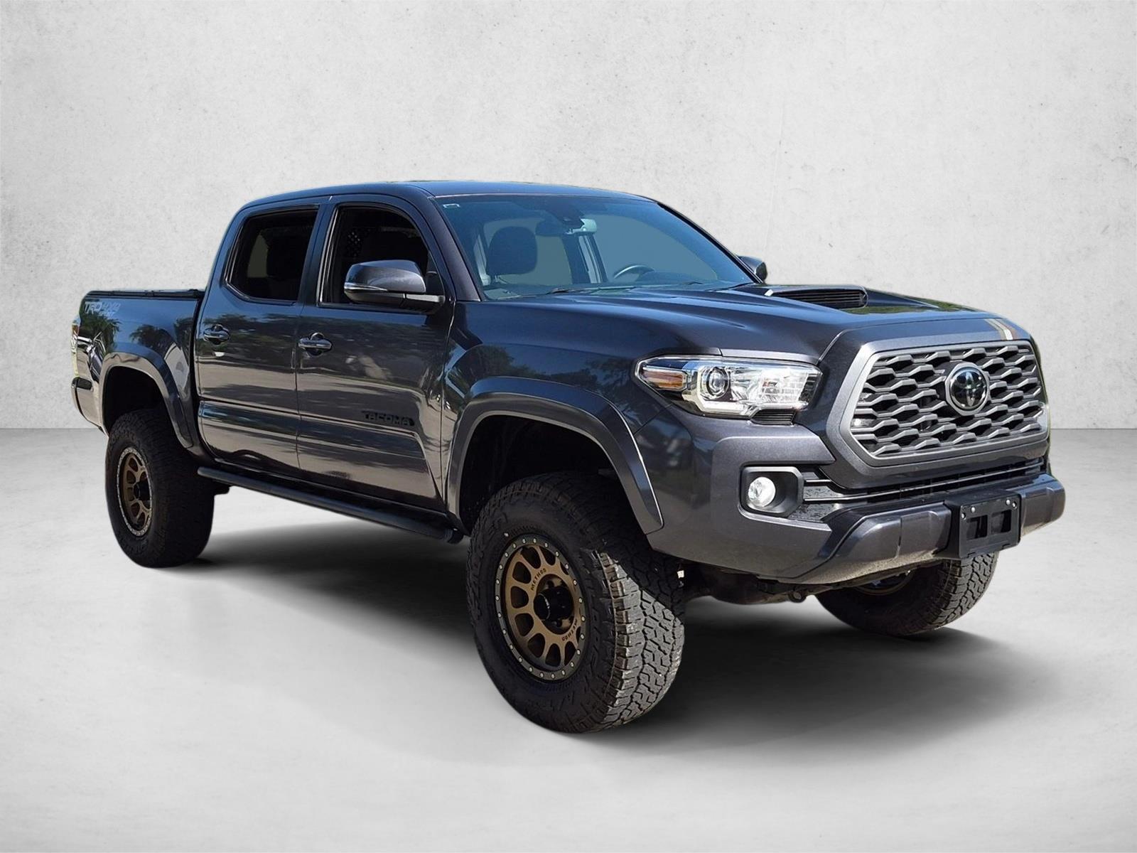 Used 2021 Magnetic Gray Metallic Toyota TRD Sport image 3