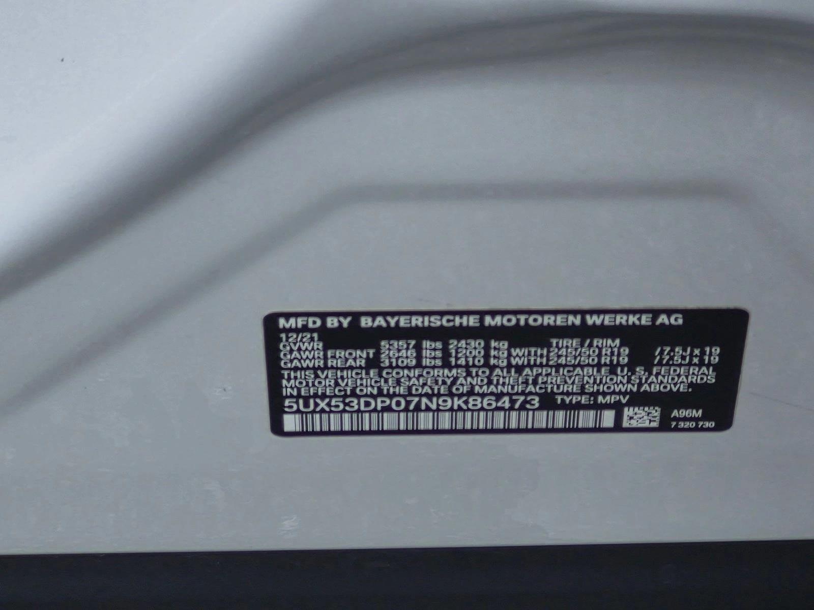 Used 2022 Mineral White Metallic BMW xDrive30i image 23