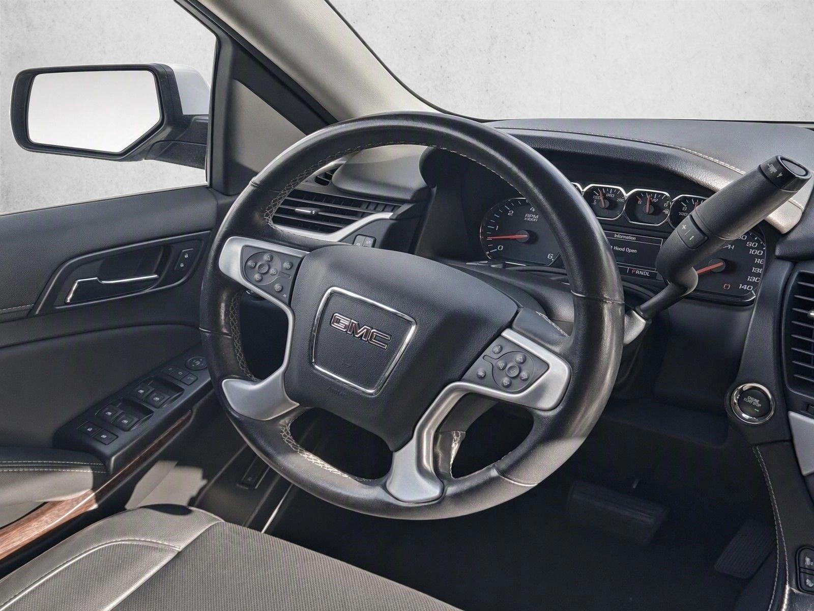 Used 2019 White Frost Tricoat GMC SLT image 24