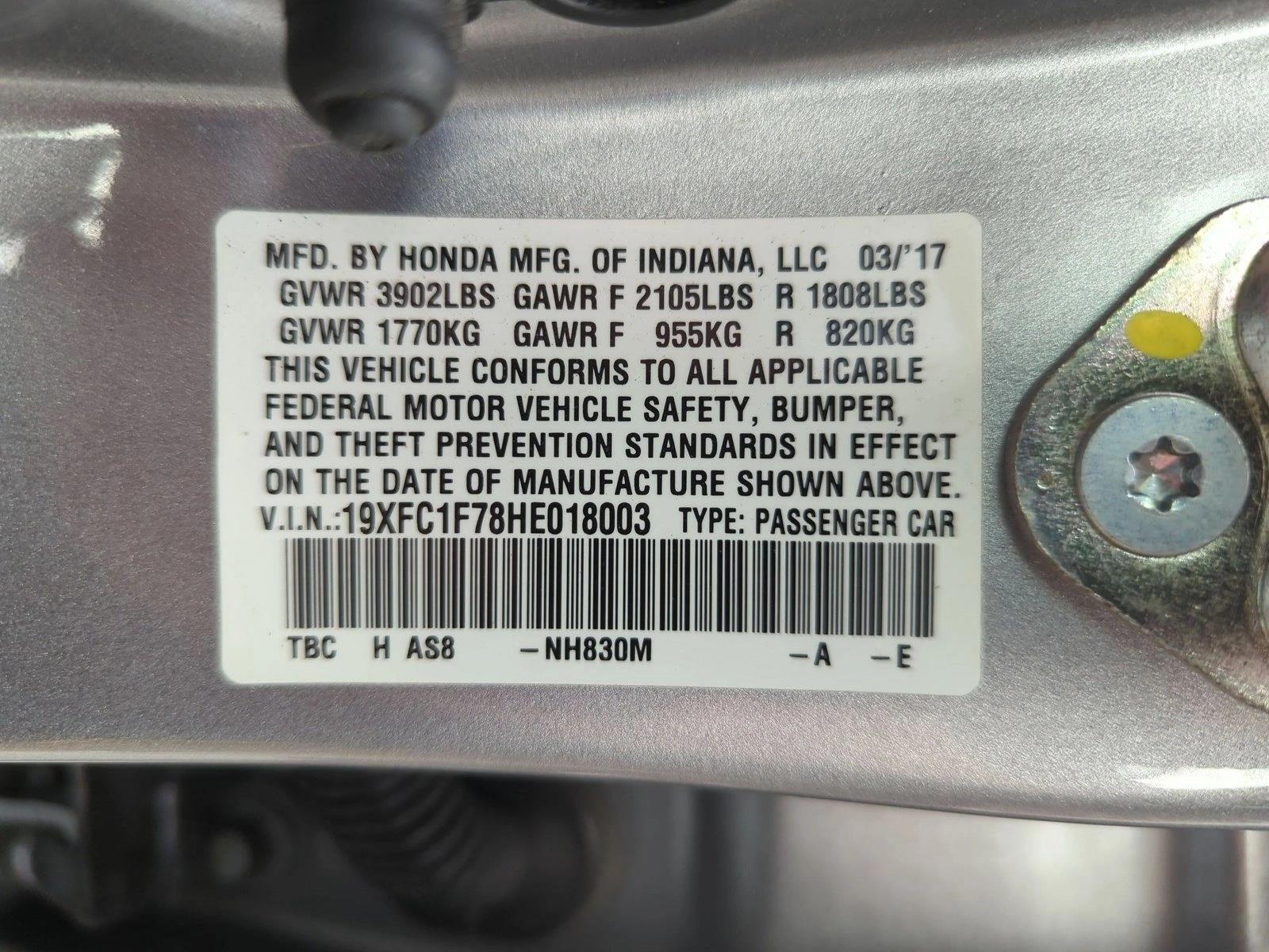 Used 2017 Lunar Silver Metallic Honda EX-L image 15