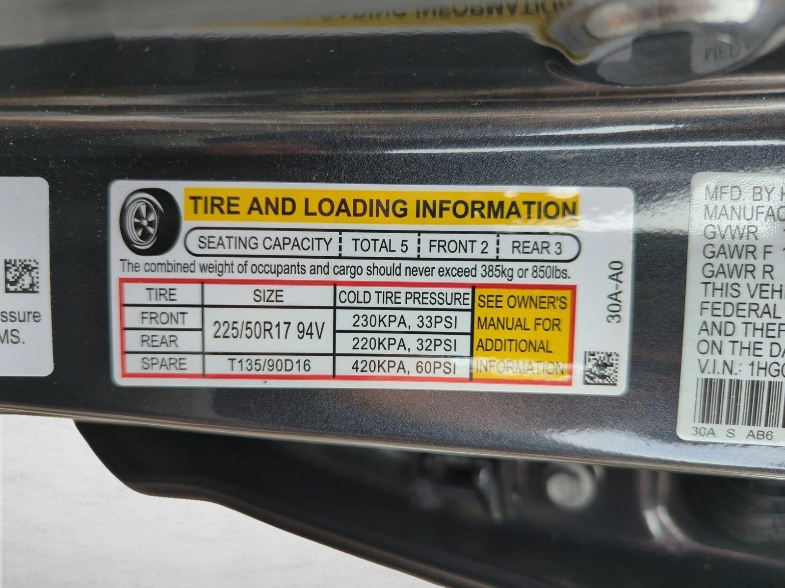 Used 2025 Meteorite Gray Met Honda SE image 14
