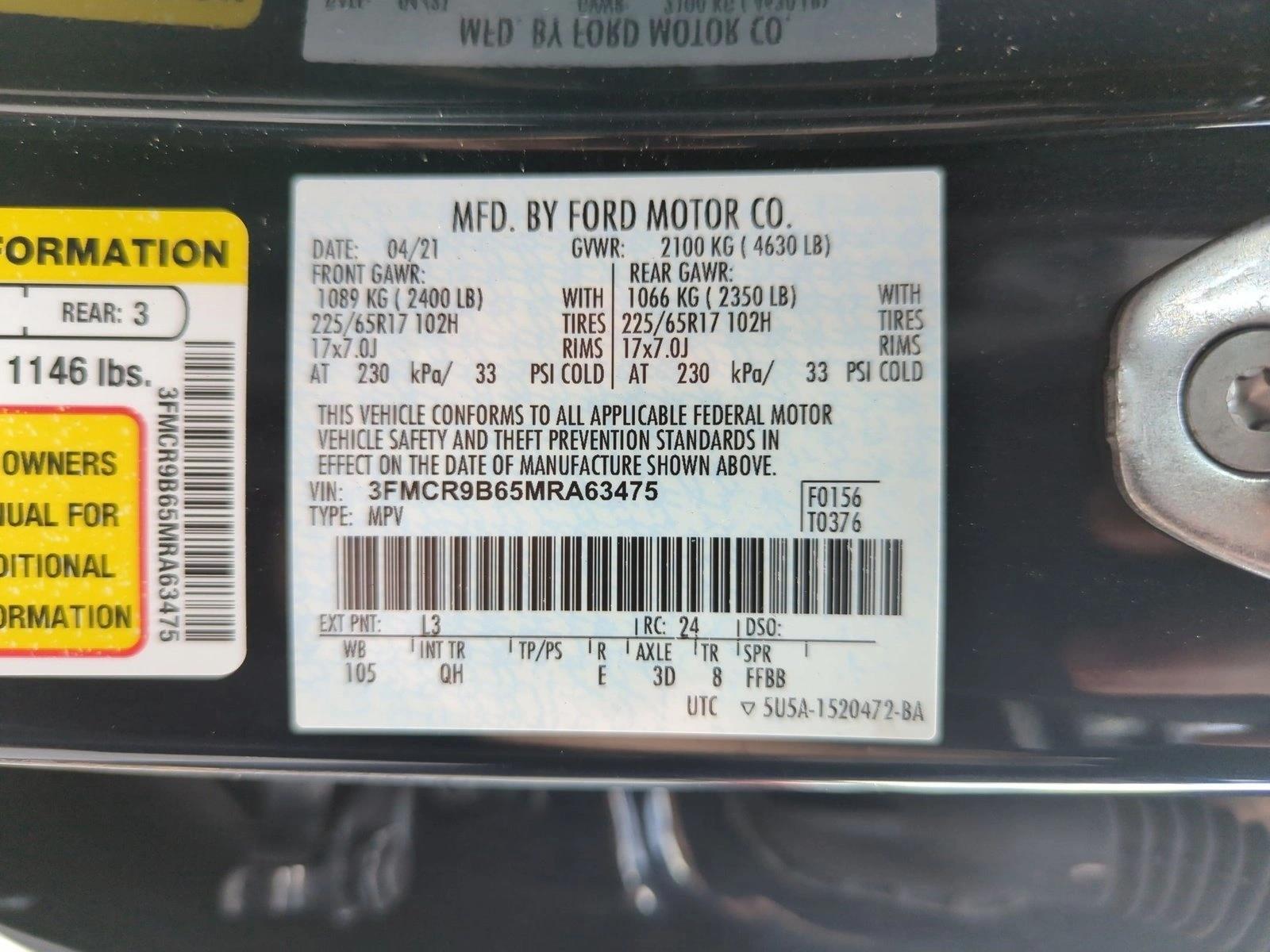 Used 2021 Alto Blue Metallic Tinted Clearcoat Ford Big Bend image 24