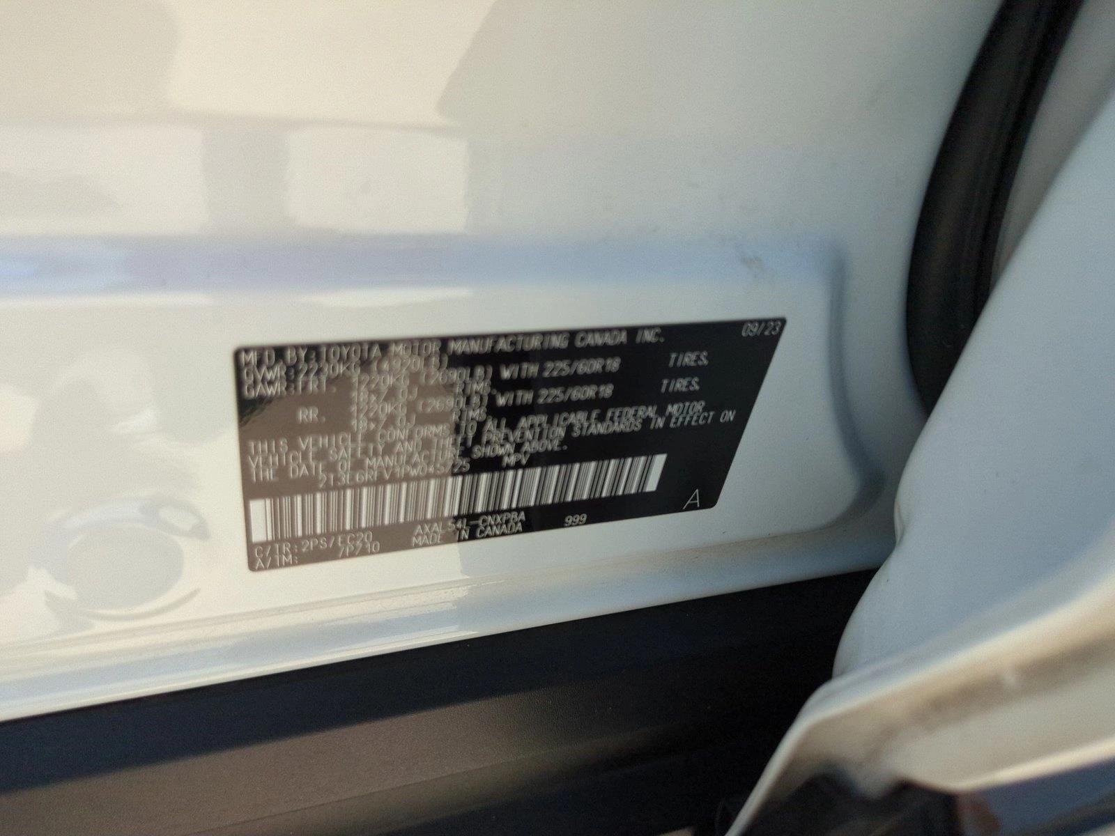 Used 2023 White Toyota Hybrid XSE image 25