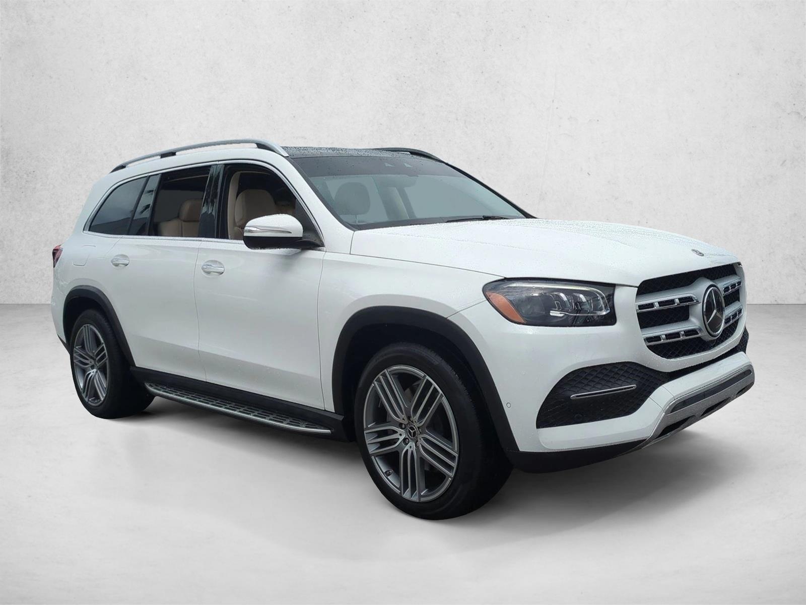Used 2021 Polar White Mercedes-Benz GLS 450 image 3