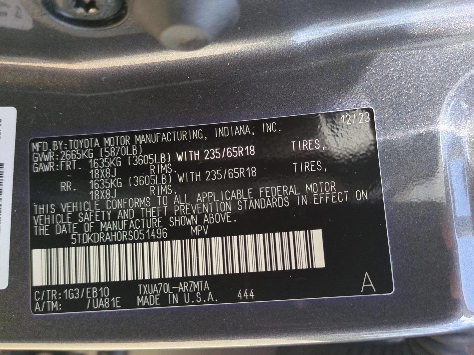 Used 2024 Magnetic Gray Metallic Toyota XLE image 15