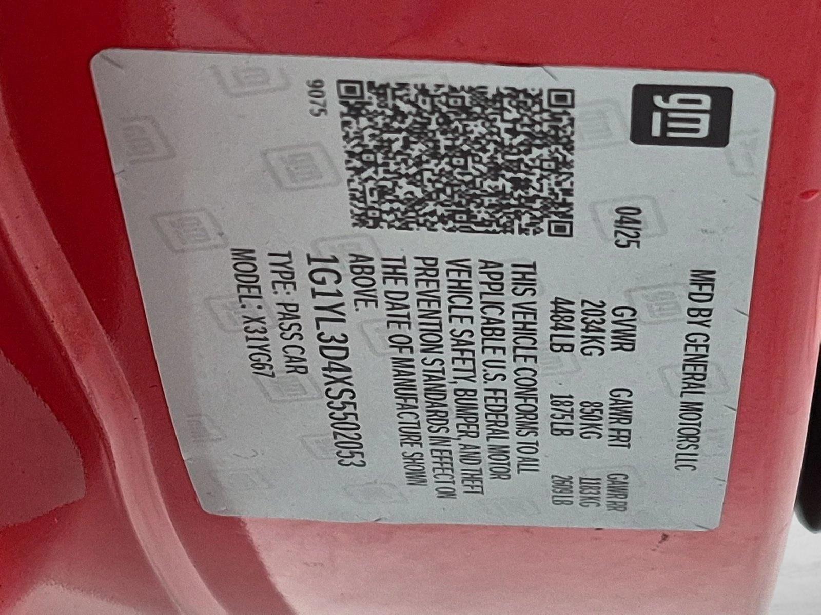 Used 2025 Torch Red Chevrolet 2LZ image 25