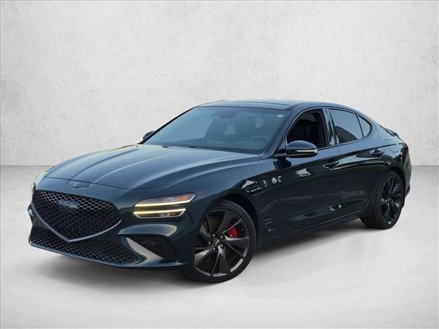 Tasman Blue 2022 Genesis G70 Sedan Rear-Wheel Drive Automatic