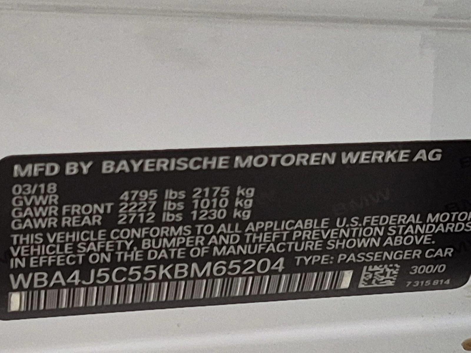 Used 2019 Alpine White BMW 440i image 26