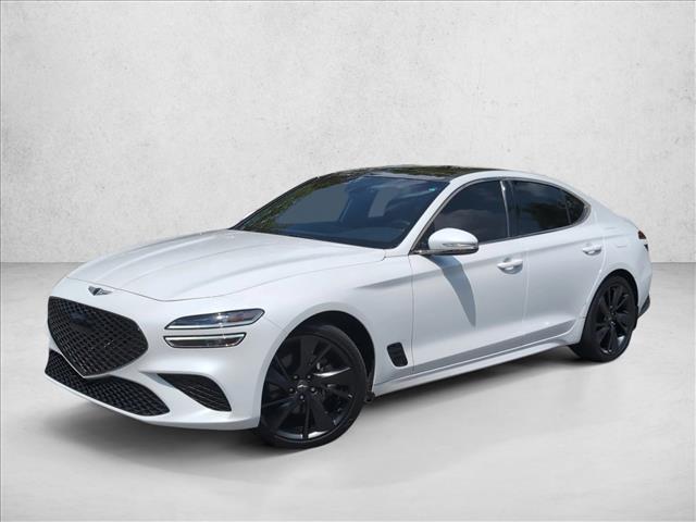 Uyuni White 2023 Genesis G70 Sedan Rear-Wheel Drive Automatic