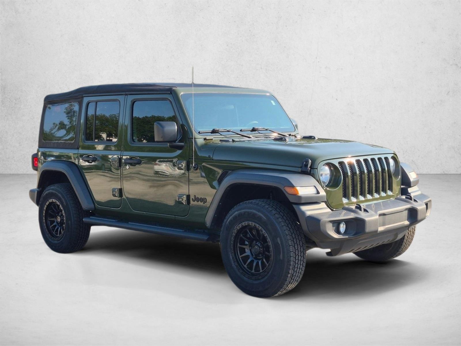 Used 2023 Sarge Green Clearcoat Jeep Sport image 3