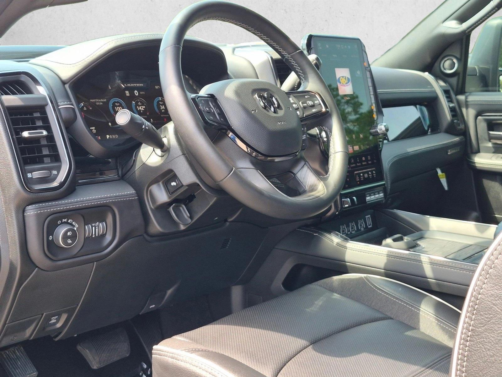 Used 2026 Diamond Black Crystal Pearlcoat Ram Limited image 9