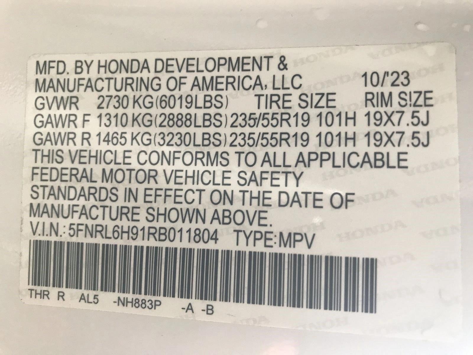 Used 2024 Platinum White Pearl Honda Elite image 24