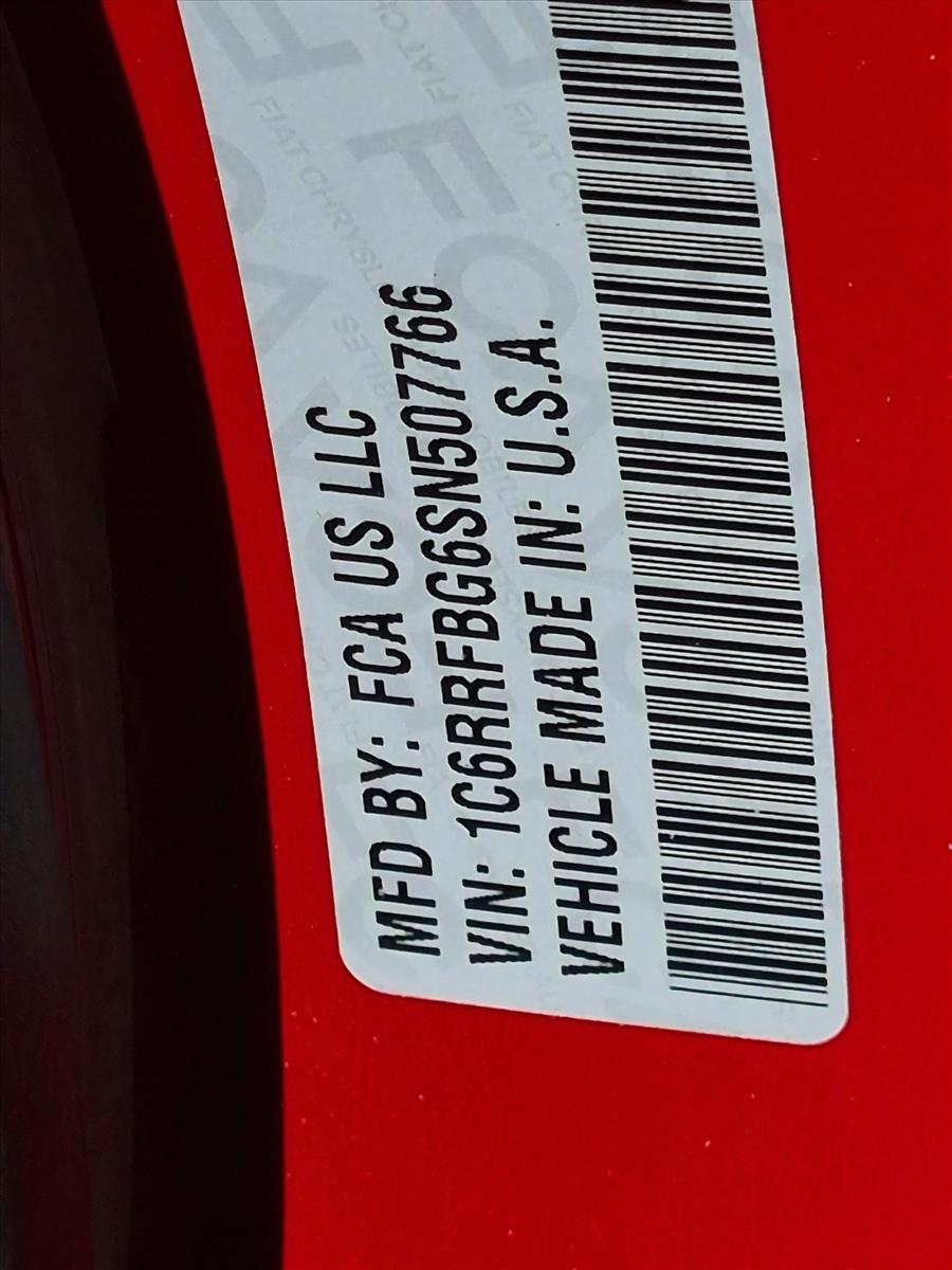 Used 2025 Flame Red Clearcoat Ram Big Horn image 23