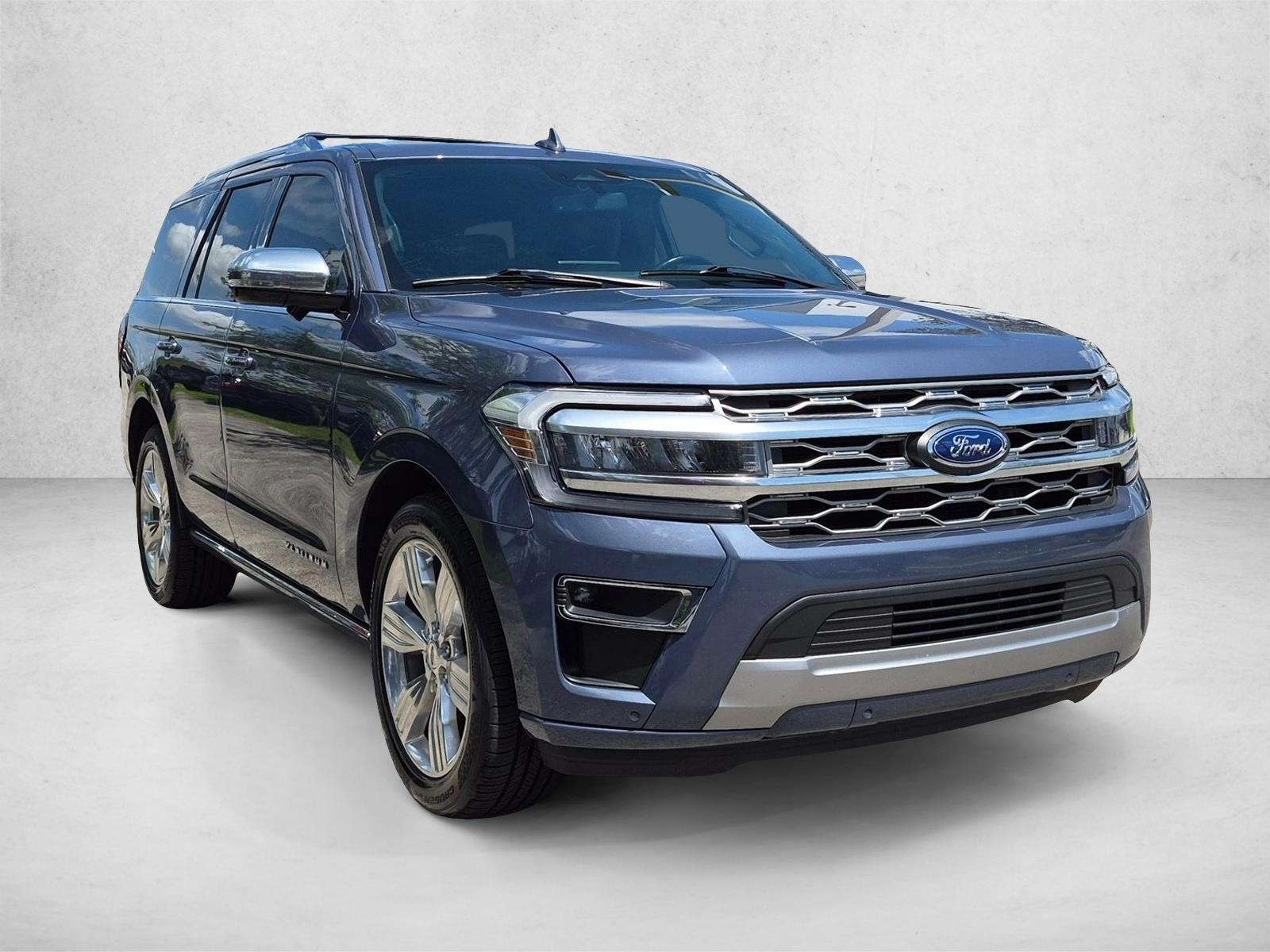 Used 2023 Infinite Blue Metallic Tinted Clearcoat Ford Platinum image 3