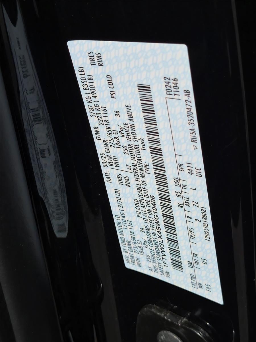 Used 2025 Agate Black Metallic Ford XLT image 23