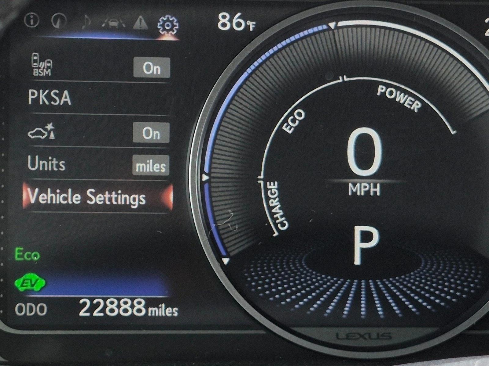 Used 2024 Cloudburst Gray With Obsidian Roof Lexus UX 250h F SPORT Design image 10