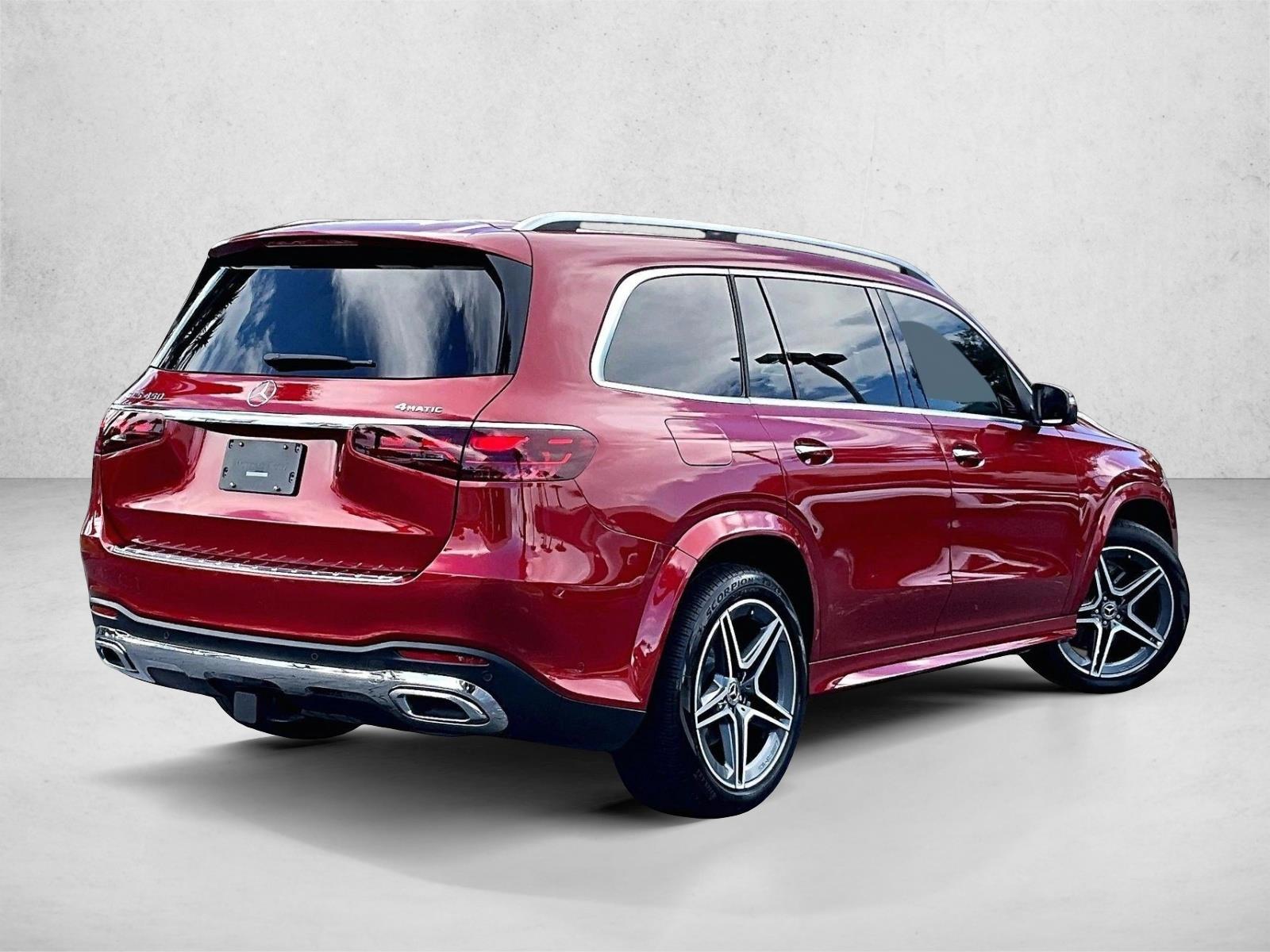 Used 2024 Manufaktur Cardinal Red Metallic Mercedes-Benz GLS 450 image 2