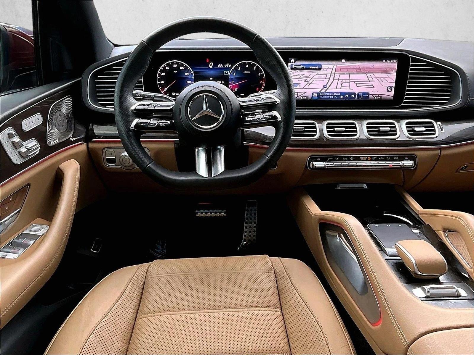 Used 2024 Manufaktur Cardinal Red Metallic Mercedes-Benz GLS 450 image 7