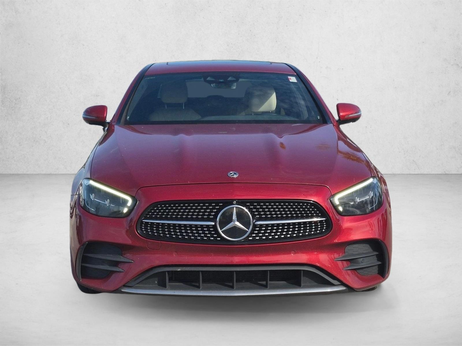 Used 2022 Manufaktur Cardinal Red Mercedes-Benz E 350 image 2