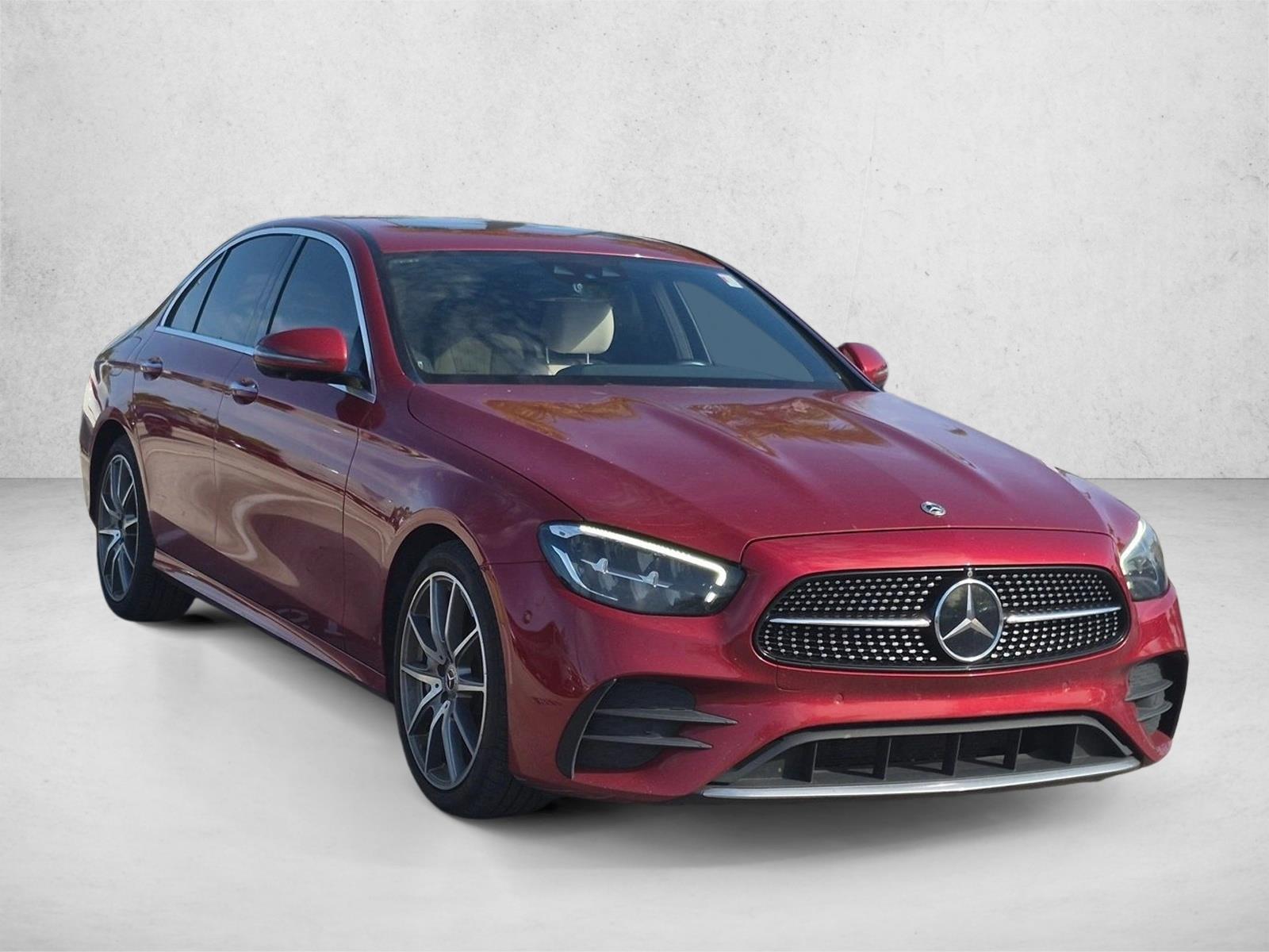Used 2022 Manufaktur Cardinal Red Mercedes-Benz E 350 image 3