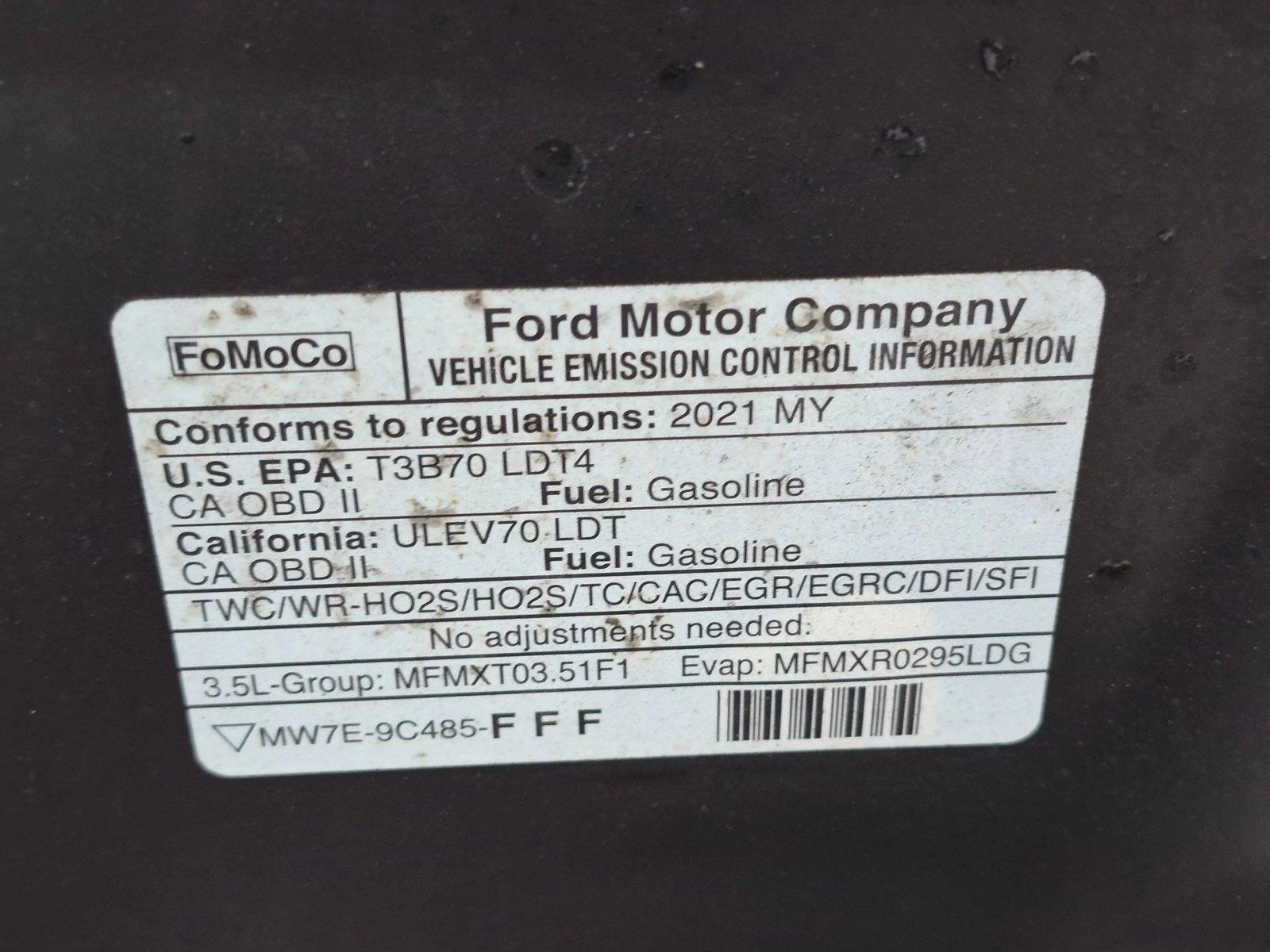Used 2021 Agate Black Metallic Ford XLT image 21