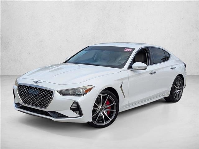 Uyuni White 2020 Genesis G70 Sedan Rear-Wheel Drive Automatic