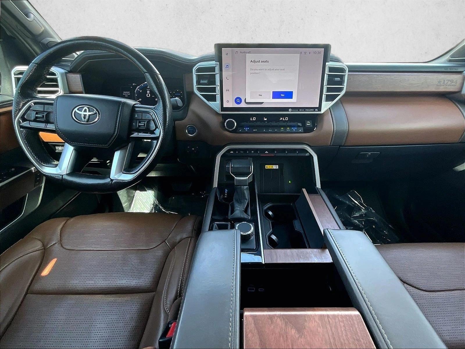 Used 2024 Magnetic Gray Metallic Toyota 1794 Edition Hybrid image 16