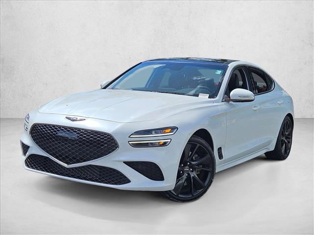 Uyuni White 2023 Genesis G70 3.3T RWD Sedan Rear-Wheel Drive Automatic