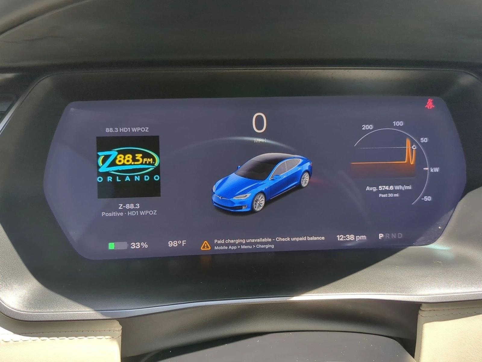 Used 2018 Blue Tesla 75D image 11