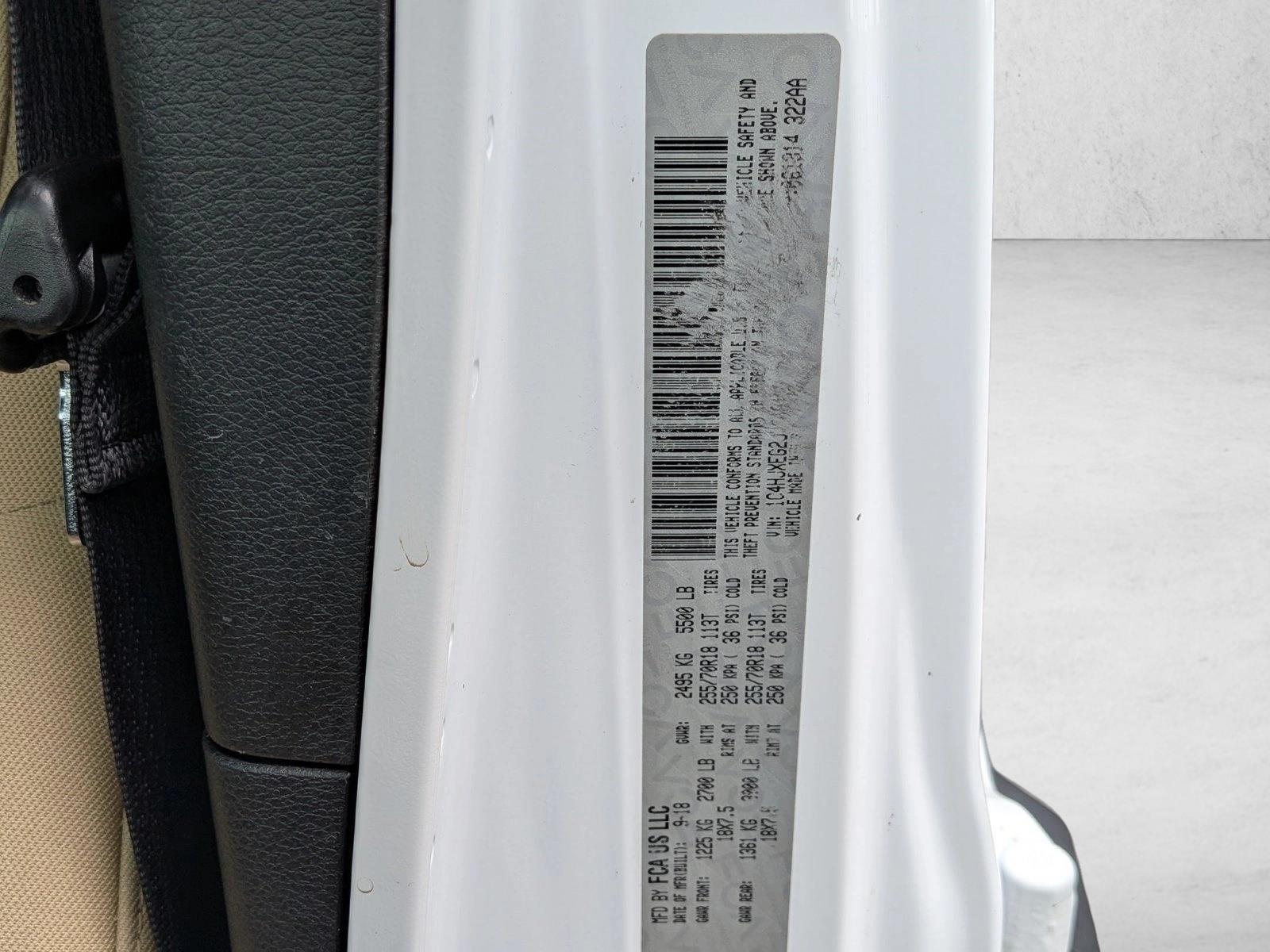 Used 2018 Bright White Clearcoat Jeep Sahara image 20
