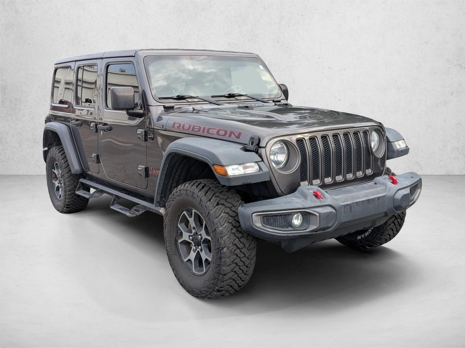 Used 2019 Granite Crystal Metallic Clearcoat Jeep Rubicon image 4
