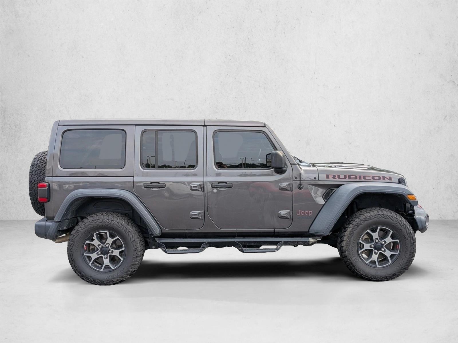 Used 2019 Granite Crystal Metallic Clearcoat Jeep Rubicon image 5