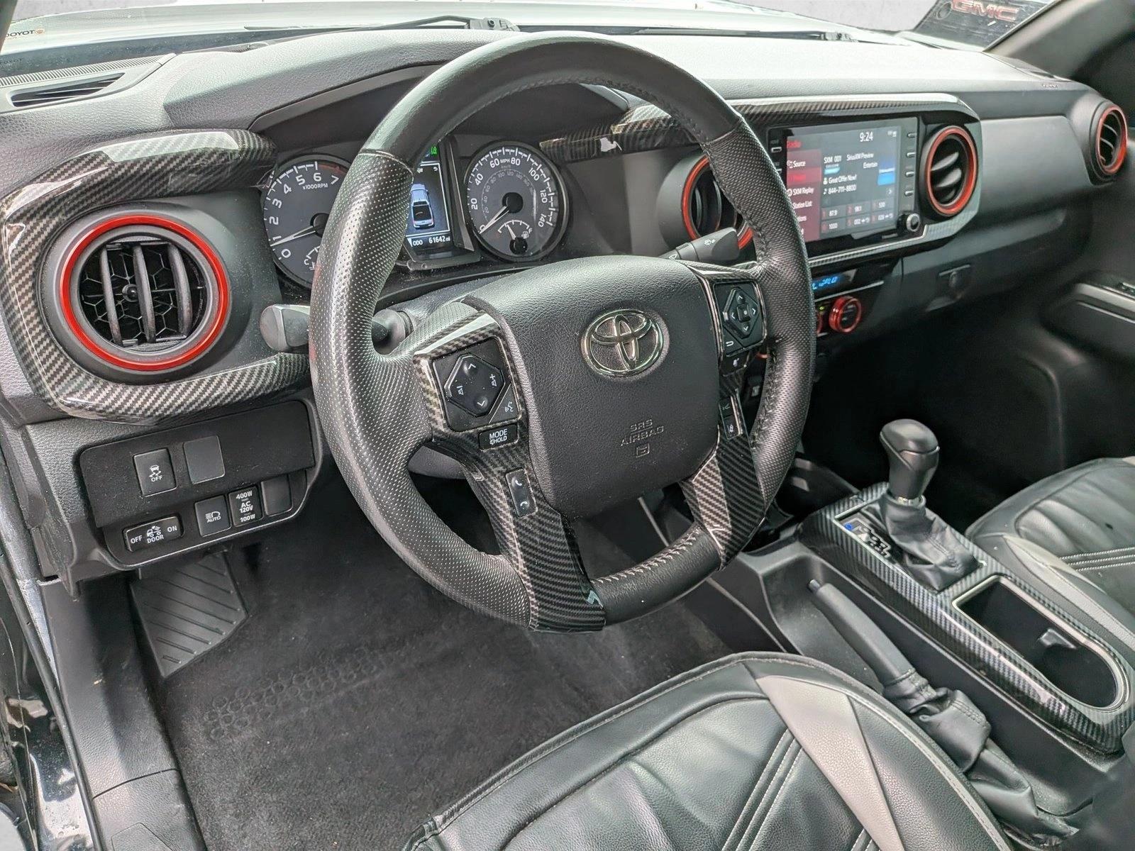 Used 2022 Midnight Black Metallic Toyota TRD Sport image 10
