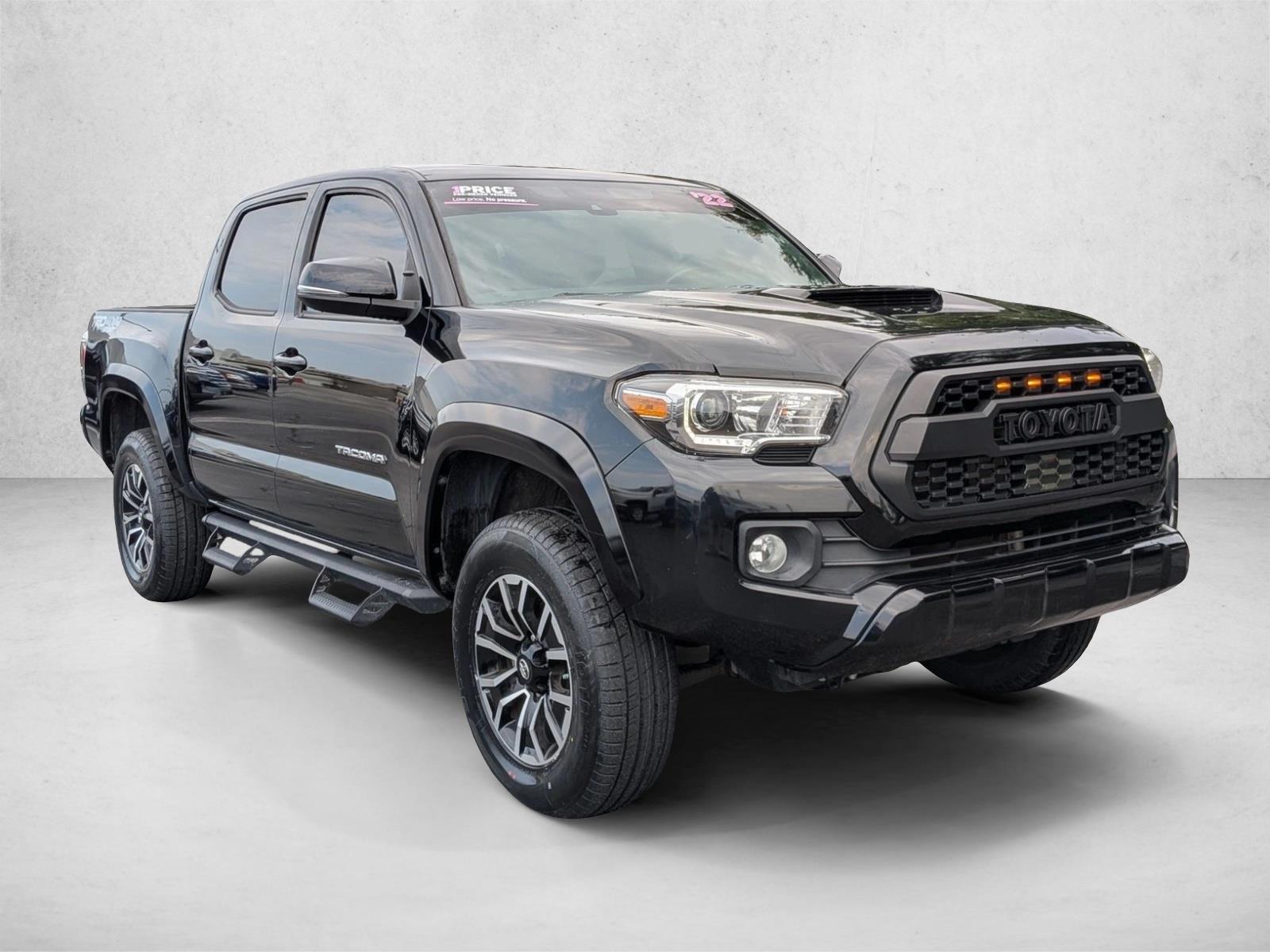 Used 2022 Midnight Black Metallic Toyota TRD Sport image 3