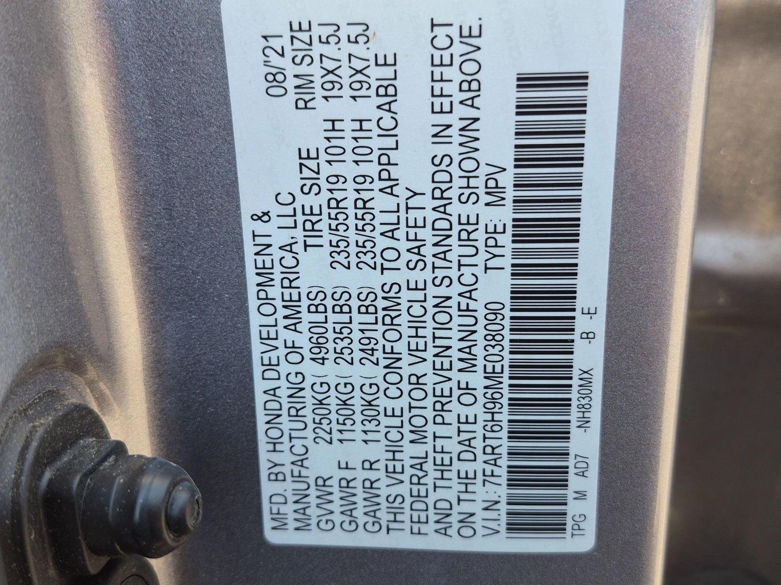 Used 2021 Gray Honda Touring image 20