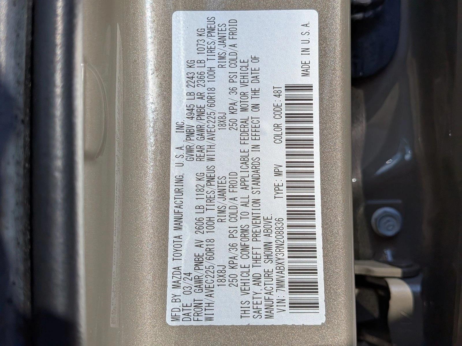 Used 2024 Zircon Sand Metallic Mazda 2.5 Turbo Meridian Edition image 22