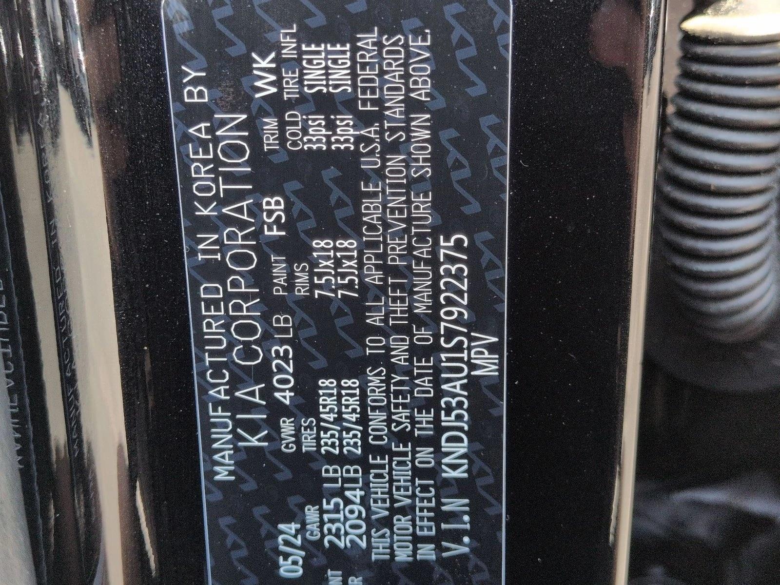 Used 2025 Fusion Black Kia GT-Line image 20