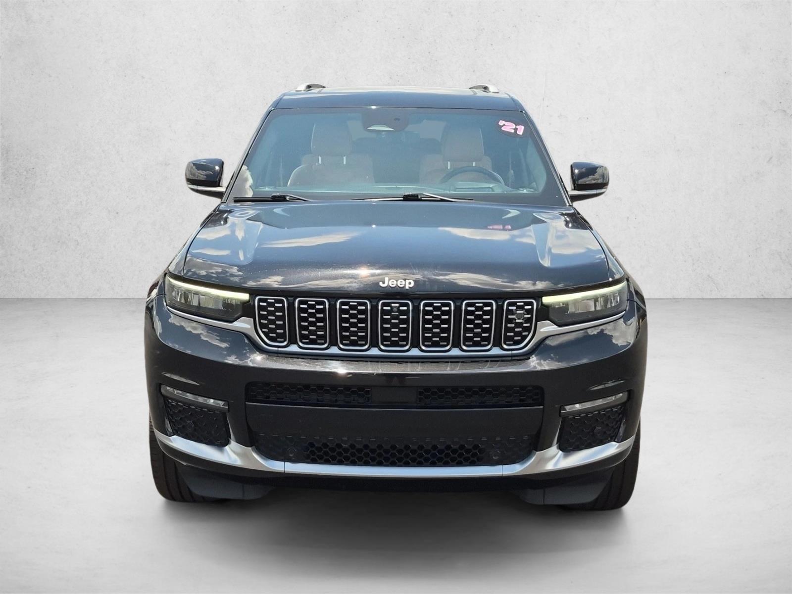 Used 2021 Diamond Black Crystal Pearlcoat Jeep Summit Reserve image 2