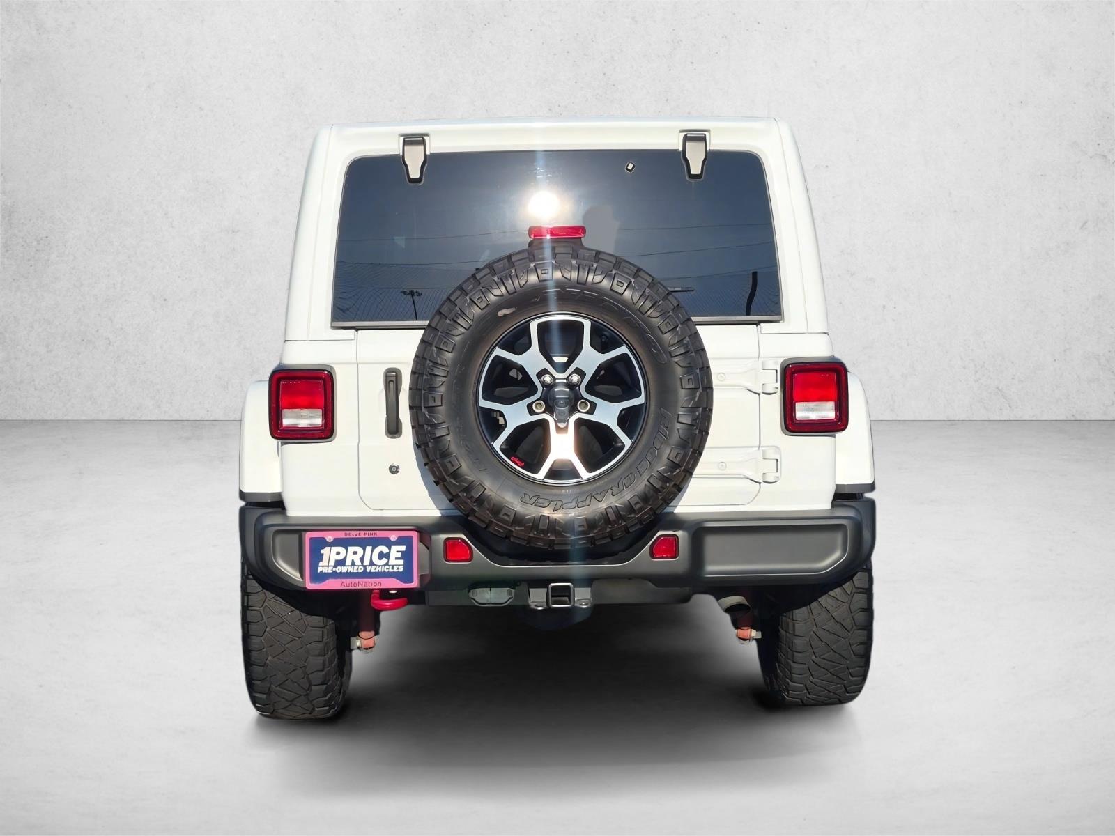 Used 2019 Bright White Clearcoat Jeep Rubicon image 6