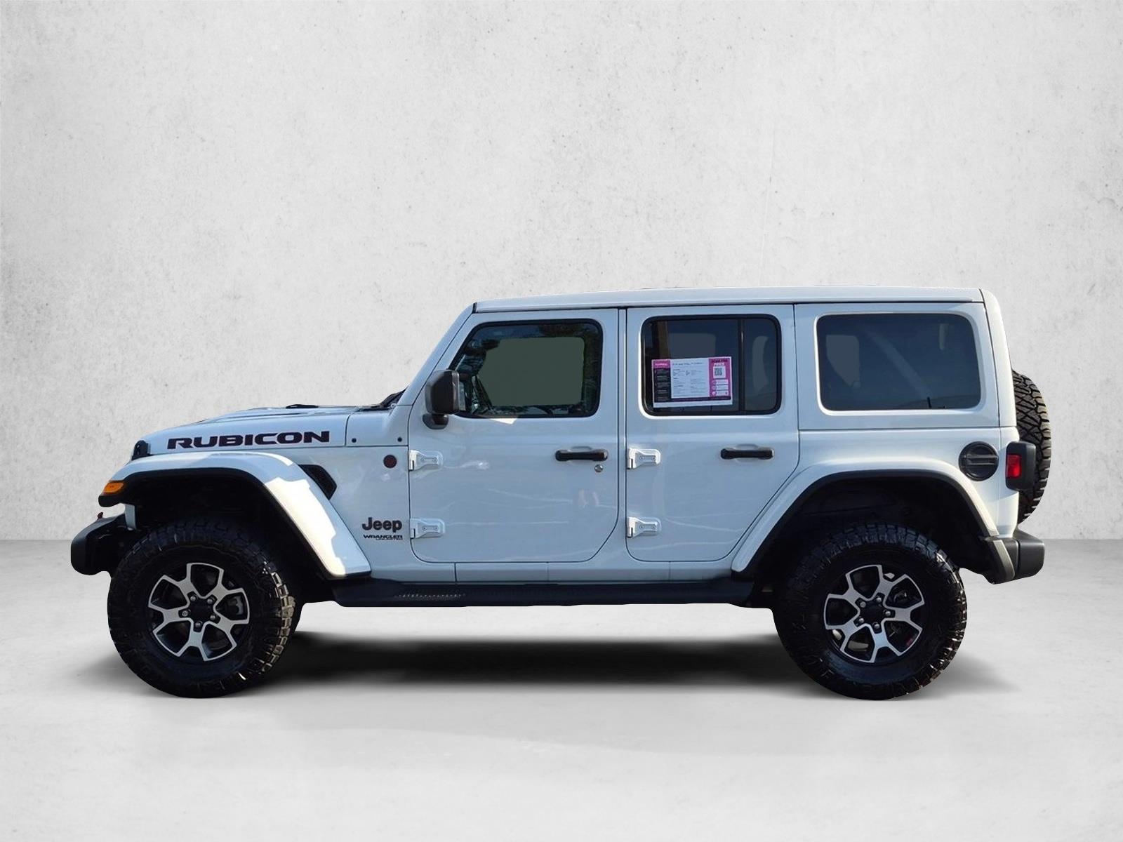 Used 2019 Bright White Clearcoat Jeep Rubicon image 8